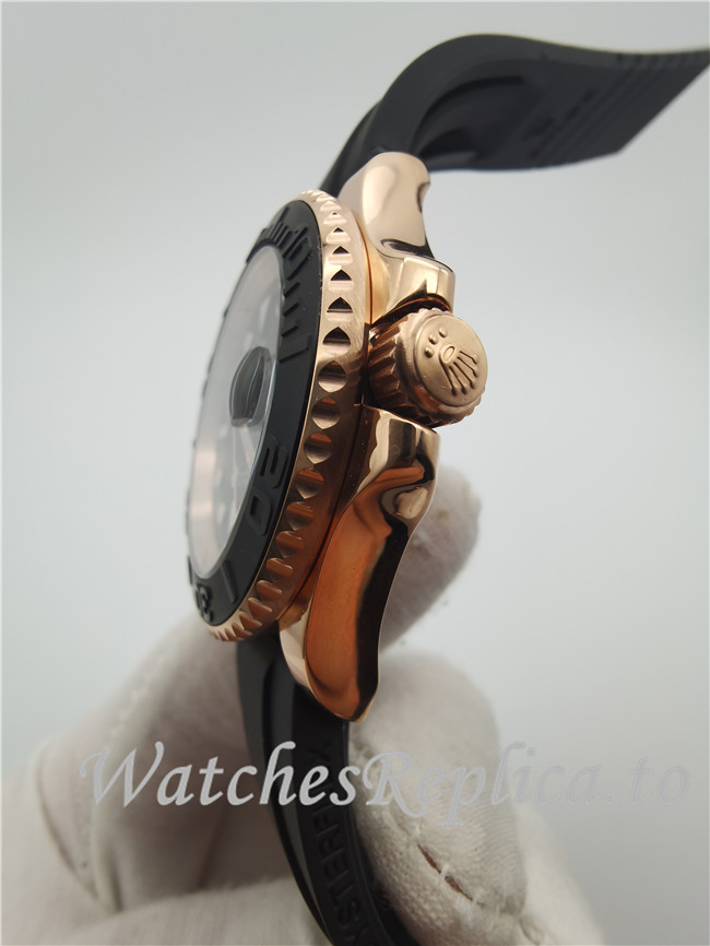 Swiss Rolex Yacht Master Replica 116655 001 Black Bezel 40MM - WatchesReplica.is