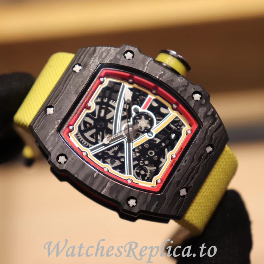 Richard Mille Replica RM67-02 Canvas strap 38.70x47.52MM - WatchesReplica.is