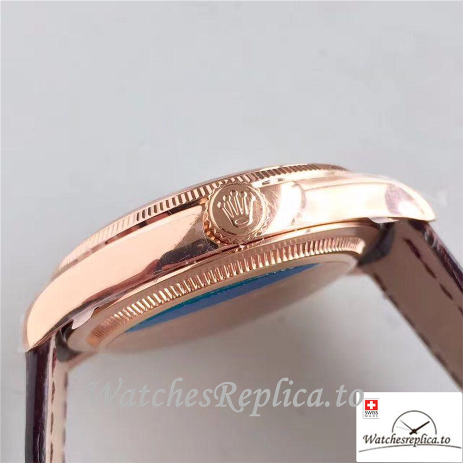 Swiss Rolex Cellini Replica 50505 Black Dial 39MM - WatchesReplica.is