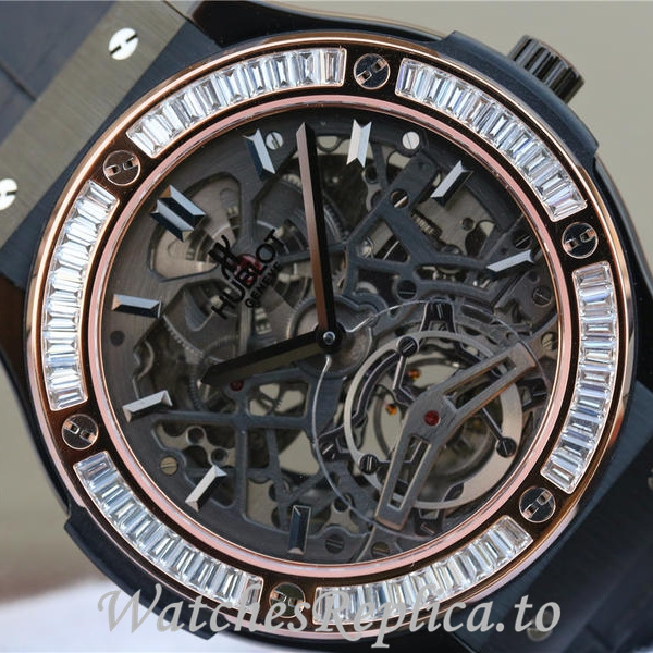 Hublot Replica HUBLOT Leather strap 42MM - WatchesReplica.is
