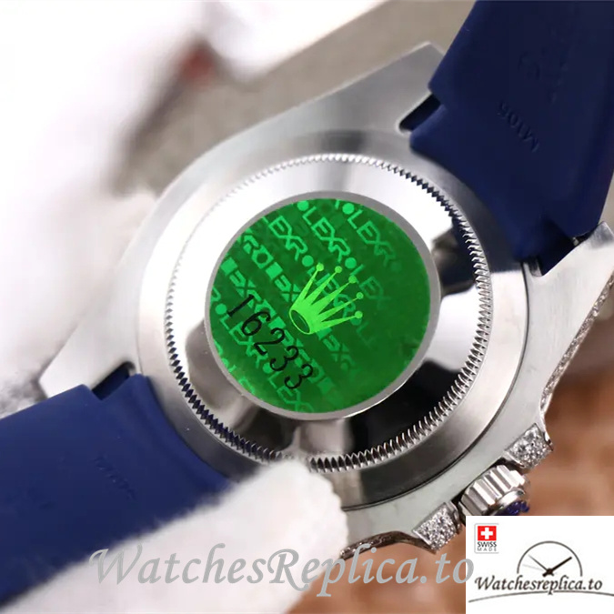 Swiss Rolex Submariner Replica Rubber strap 40MM - WatchesReplica.is