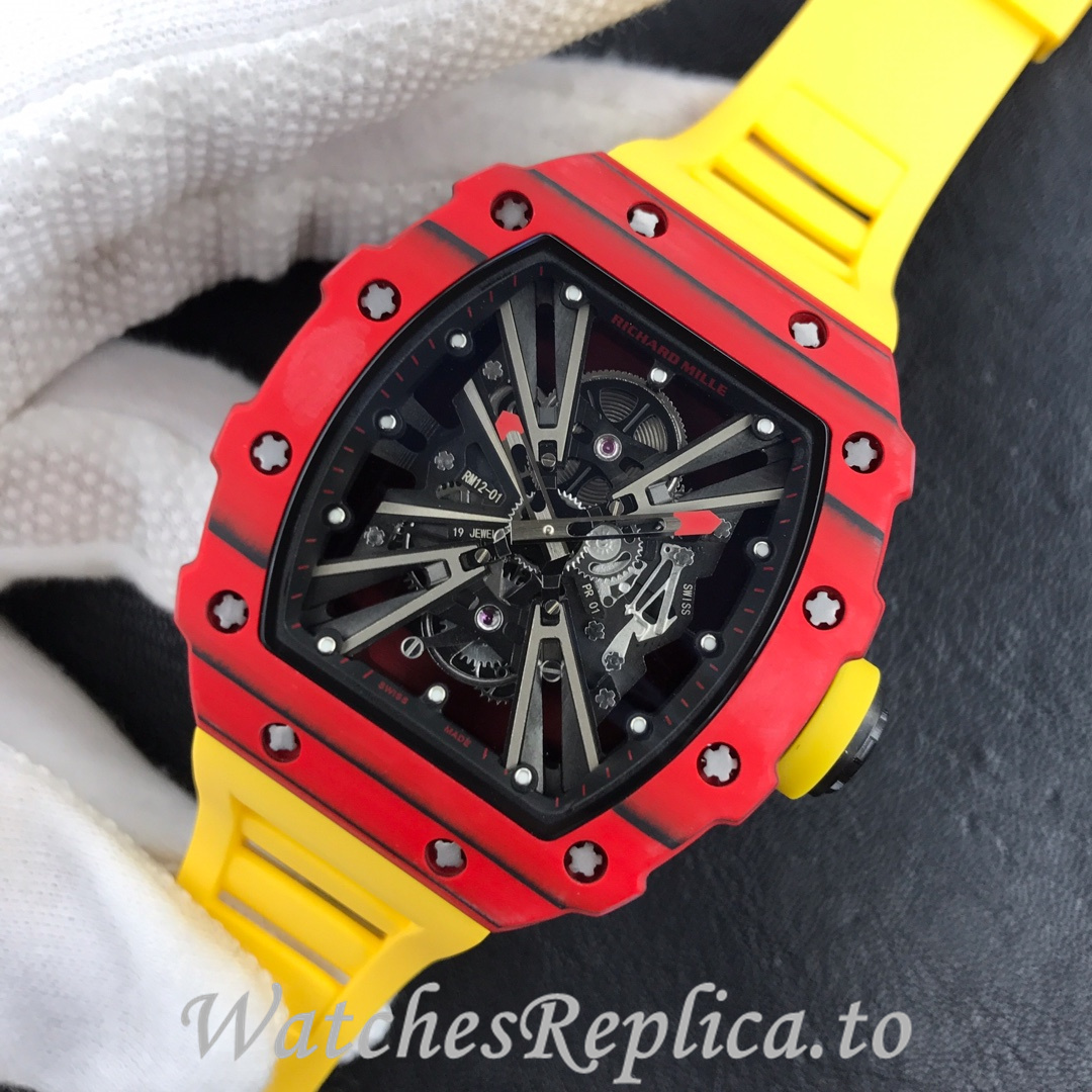 Richard Mille Replica RM12-01 Rubber strap 50MM - WatchesReplica.is