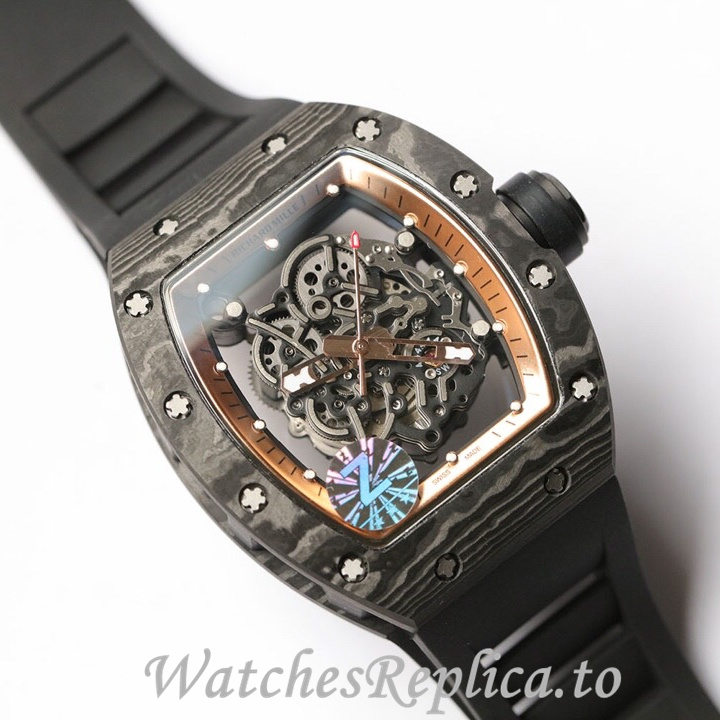 Richard Mille Replica RM055 Rubber strap 50MM - WatchesReplica.is
