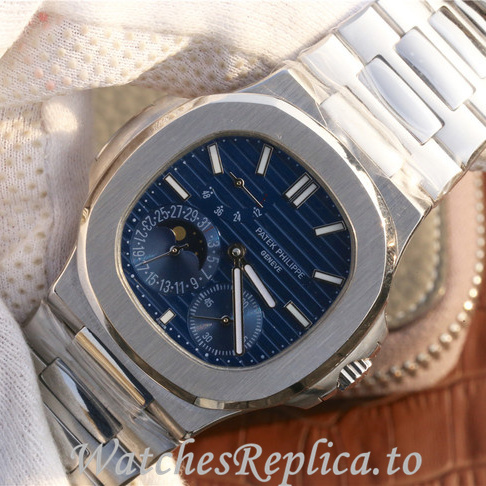 Patek Philippe Replica Nautilus 5712 Stainless steel strap 40MM - WatchesReplica.is
