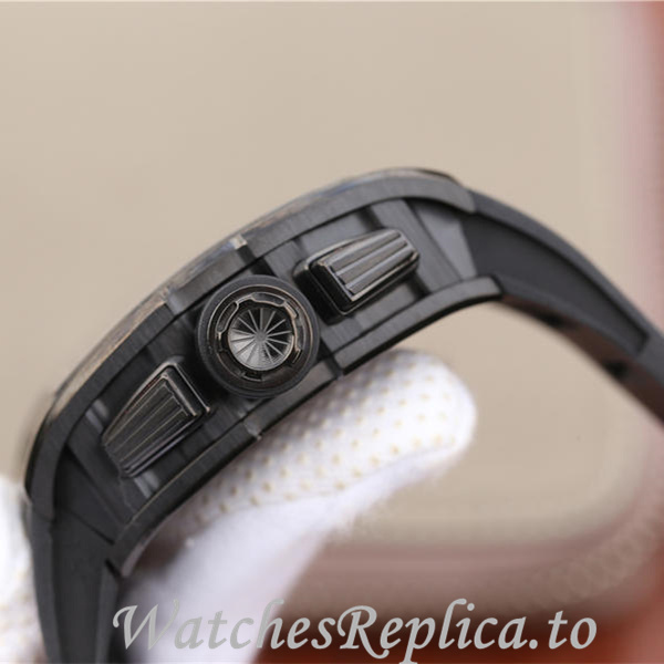 Richard Mille Replica RM011 Rubber strap 50MM - WatchesReplica.is
