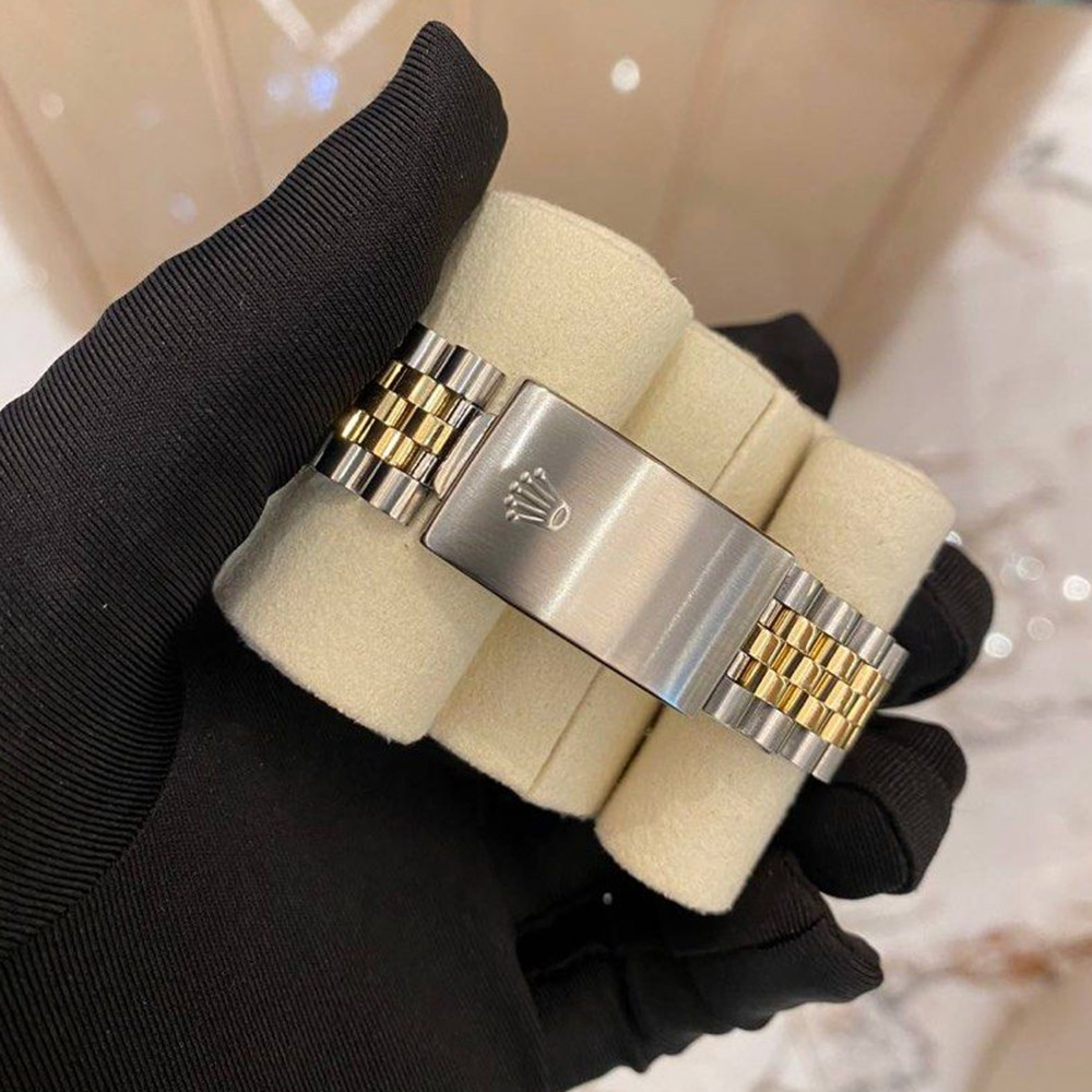 Rolex Datejust White Diamond Dial 16233 - WatchesReplica.is
