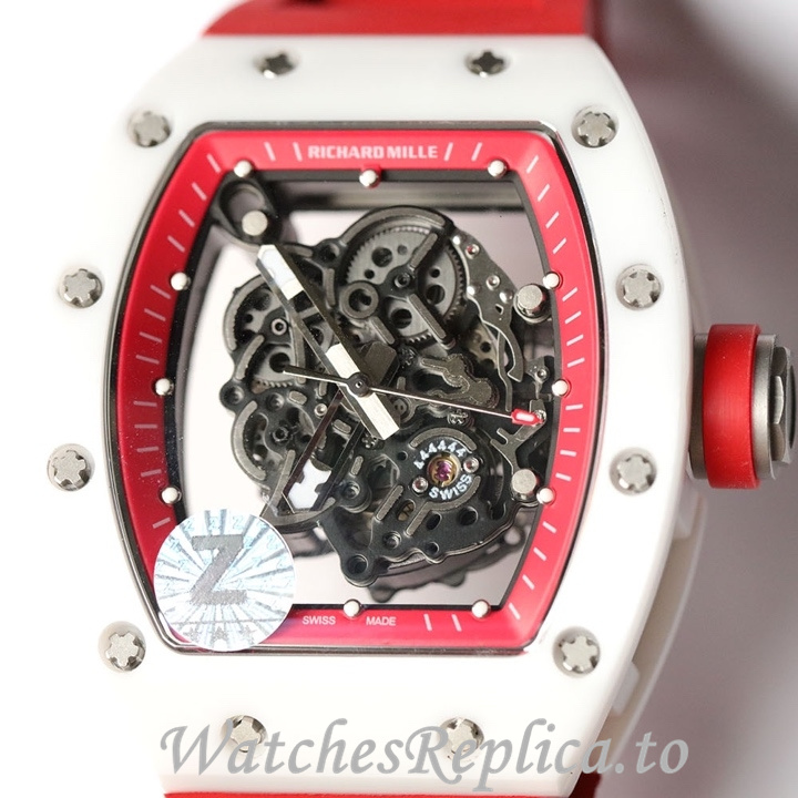 Richard Mille Replica RM055 Rubber strap 50MM - WatchesReplica.is