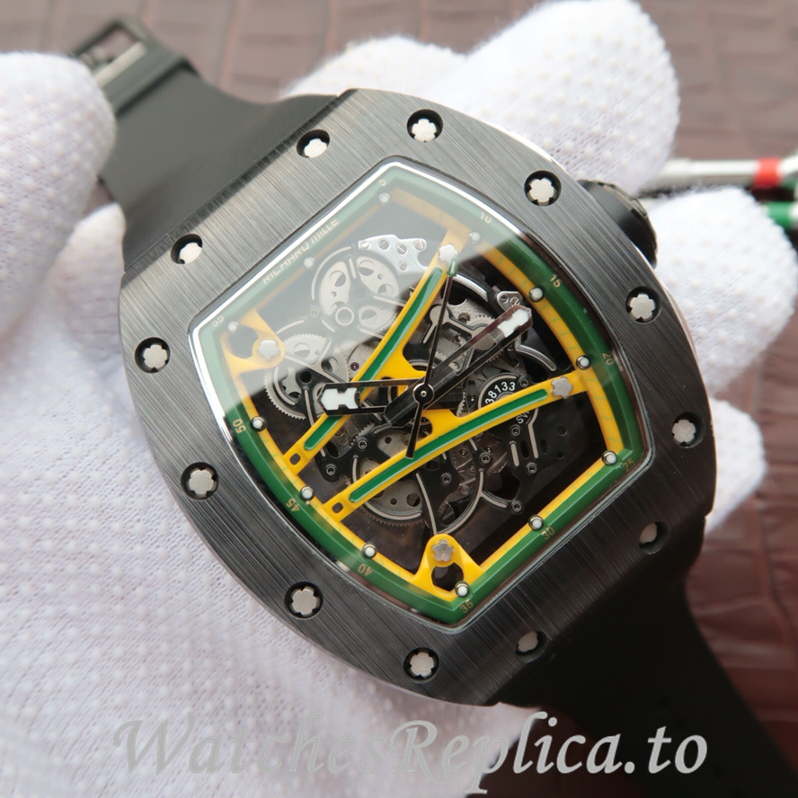 Richard Mille Replica RM61-01 Rubber strap 50MM - WatchesReplica.is