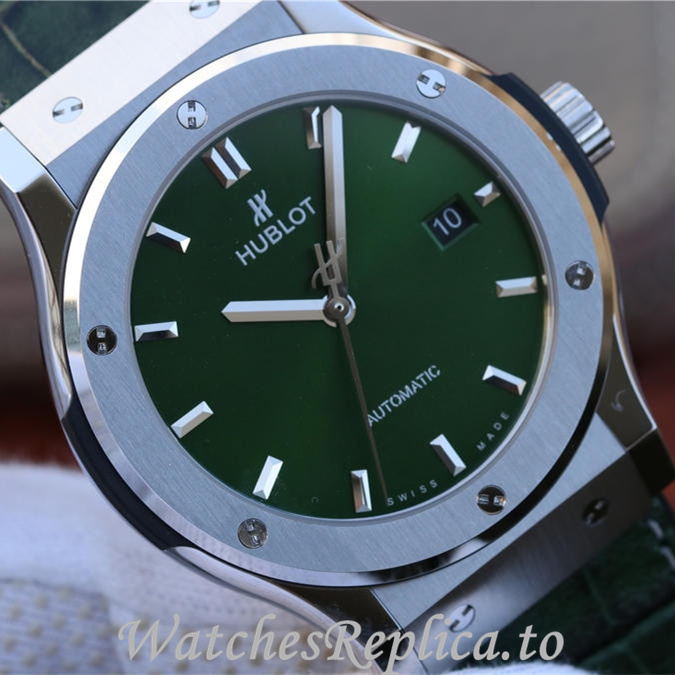 Hublot Replica Classic Fusion Series Leather strap 42MM - WatchesReplica.is