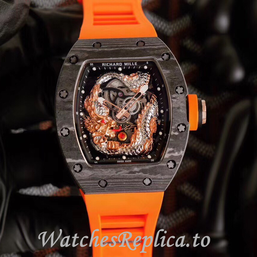 Richard Mille Replica RM57-03 Rubber strap 50MM - WatchesReplica.is