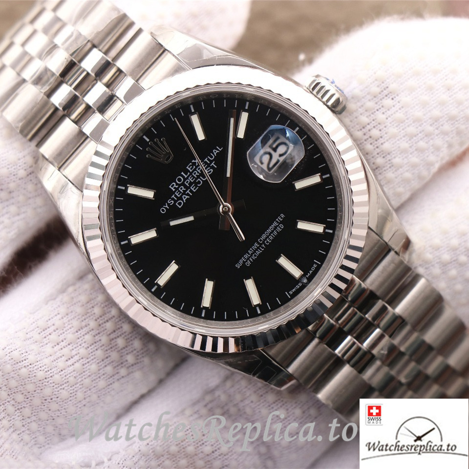 Swiss Rolex Datejust Replica 126233 Stainless steel strap 36MM - WatchesReplica.is