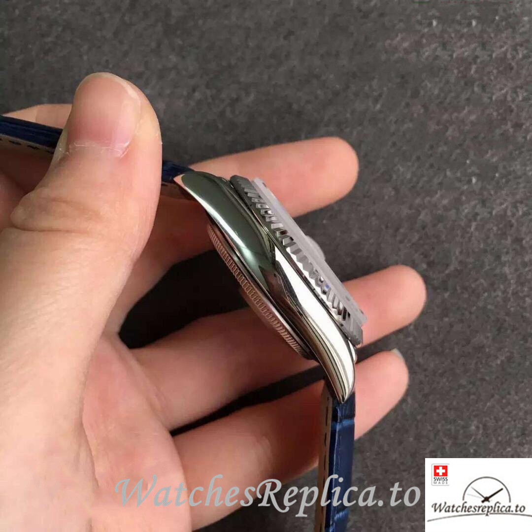 Swiss Rolex Day Date 118138 Leather strap 36MM - WatchesReplica.is