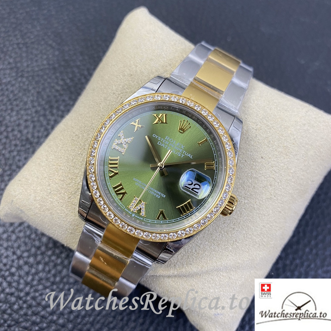 Swiss Rolex Datejust Replica 126233 Stainless steel strap 36MM - WatchesReplica.is