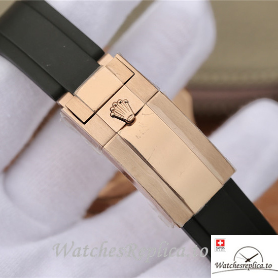Swiss Rolex Yacht-Master Replica m116655-0005 Rubber strap 40MM - WatchesReplica.is