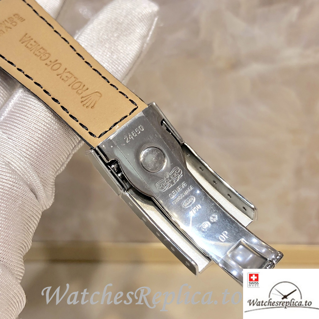 Swiss Rolex Daytona 116599 Replica Leather strap 40MM - WatchesReplica.is
