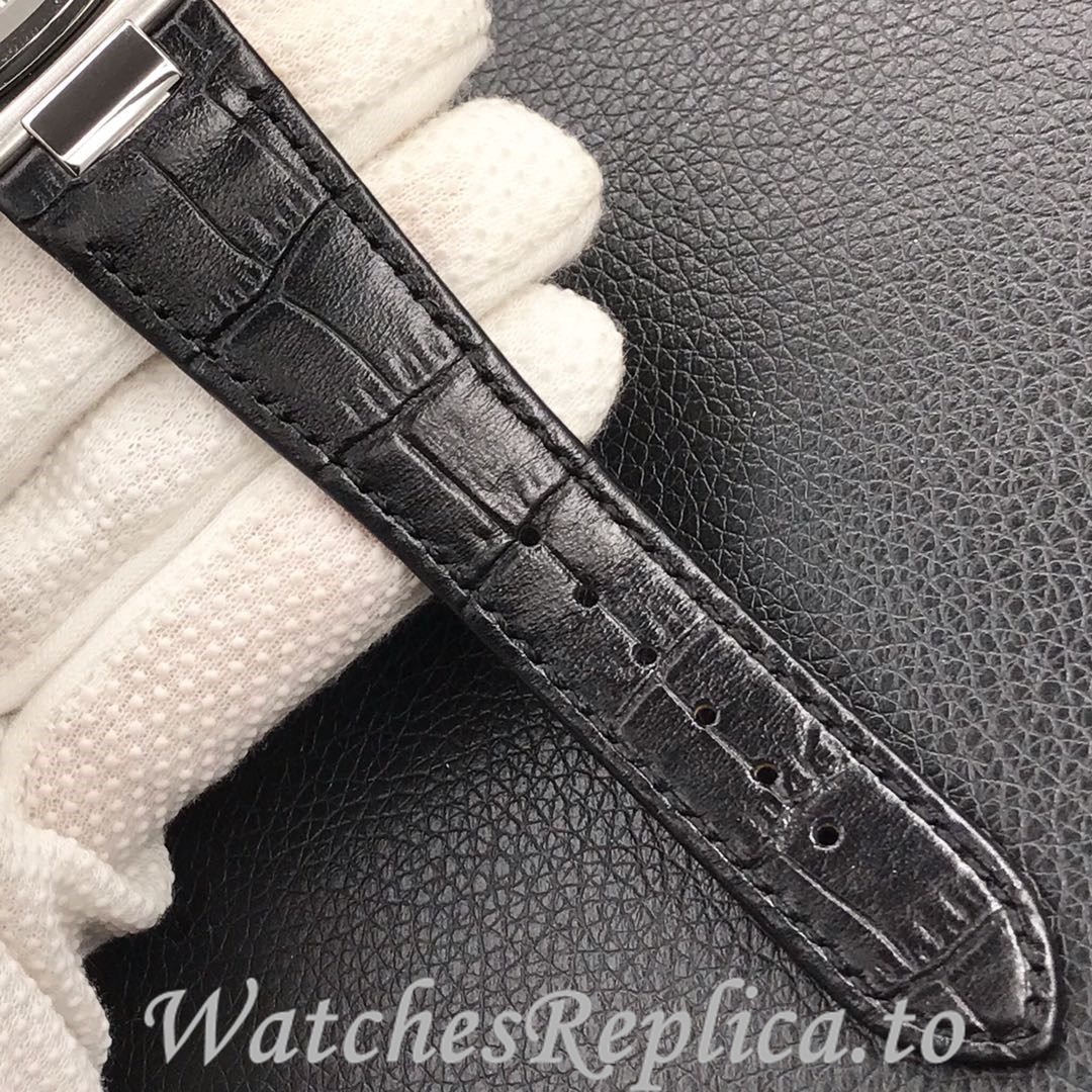 Patek Philippe Replica Nautilus 5711 Leather strap 40MM - WatchesReplica.is