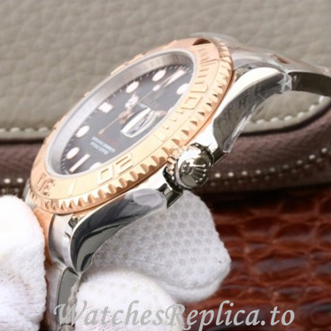 Swiss Rolex Yacht Master Replica 116621-002 Stainless steel strap 40MM - WatchesReplica.is
