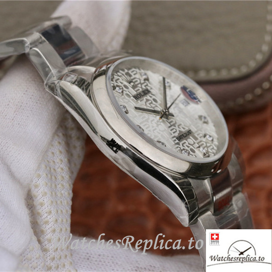 Swiss Rolex Datejust Replica 116200 Stainless steel strap 36MM - WatchesReplica.is