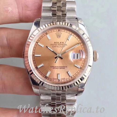 Swiss Rolex Datejust Replica 116234 Stainless steel strap 36MM - WatchesReplica.is