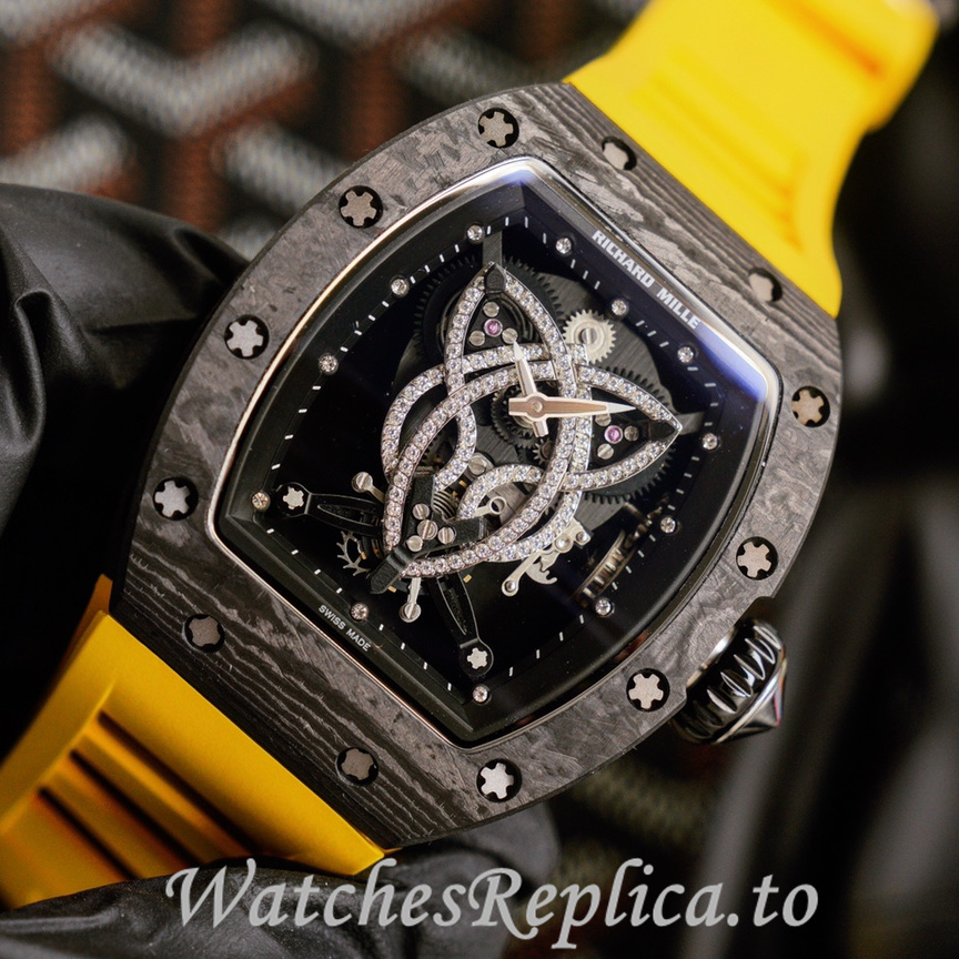 Richard Mille Replica RM019 Rubber strap 50MM - WatchesReplica.is