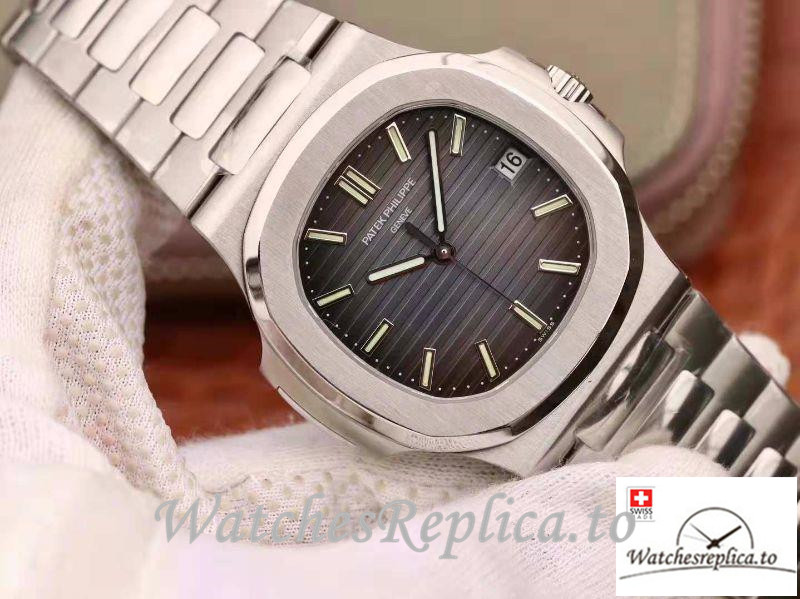 Swiss Patek Philippe Nautilus Replica 5711 005 Stick Markers 40MM - WatchesReplica.is