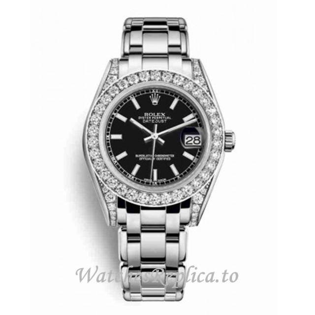 Replica Rolex Pearlmaster m81159-0053 36MM - WatchesReplica.is