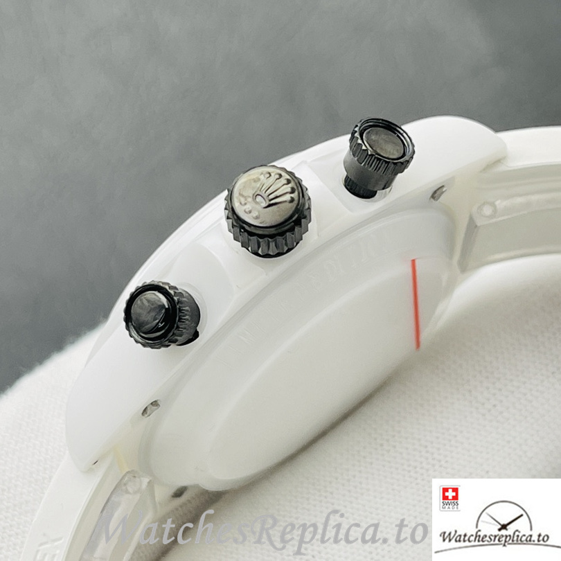 Swiss Rolex Daytona Replica Rubber strap 40MM - WatchesReplica.is