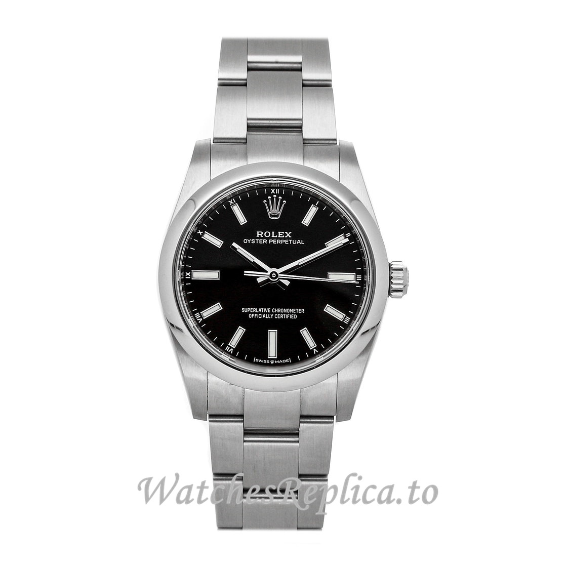 Replica Rolex Oyster Perpetual 124200 34mm Unisex Watch - WatchesReplica.is