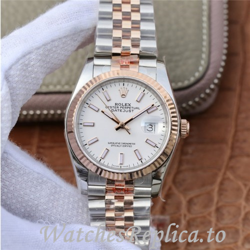 Swiss Rolex Datejust Replica 116231 Stainless steel strap 36MM - WatchesReplica.is