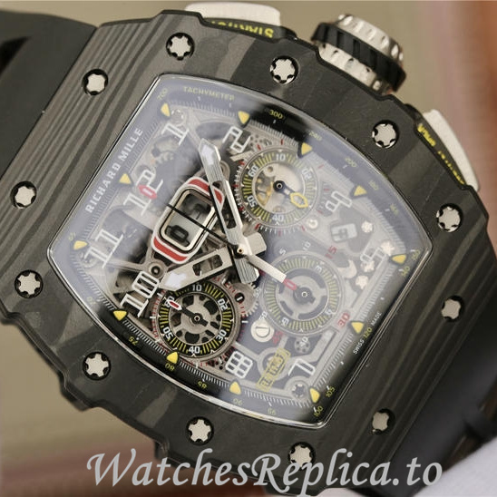 Richard Mille Replica RM11-03 Rubber strap 50MM - WatchesReplica.is