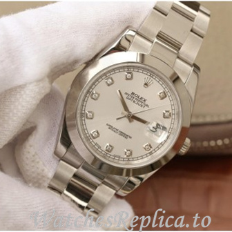 Swiss Rolex Datejust Replica 126300 Stainless steel strap 41MM - WatchesReplica.is
