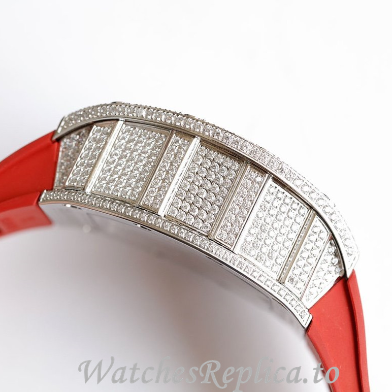Richard Mille Replica RM011 Rubber strap 50MM - WatchesReplica.is