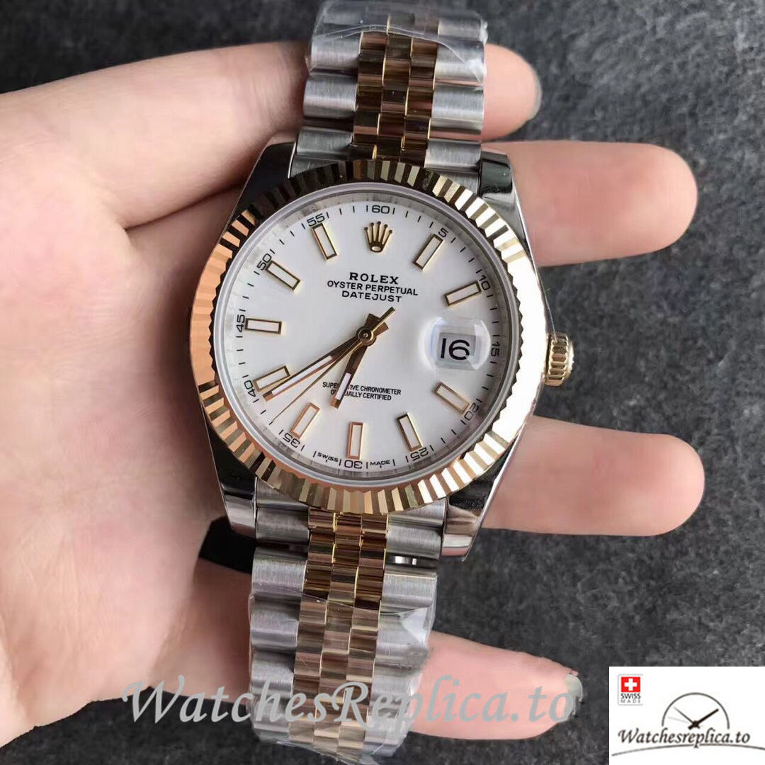 Swiss Rolex Datejust 126333 Stainless steel strap 41MM - WatchesReplica.is