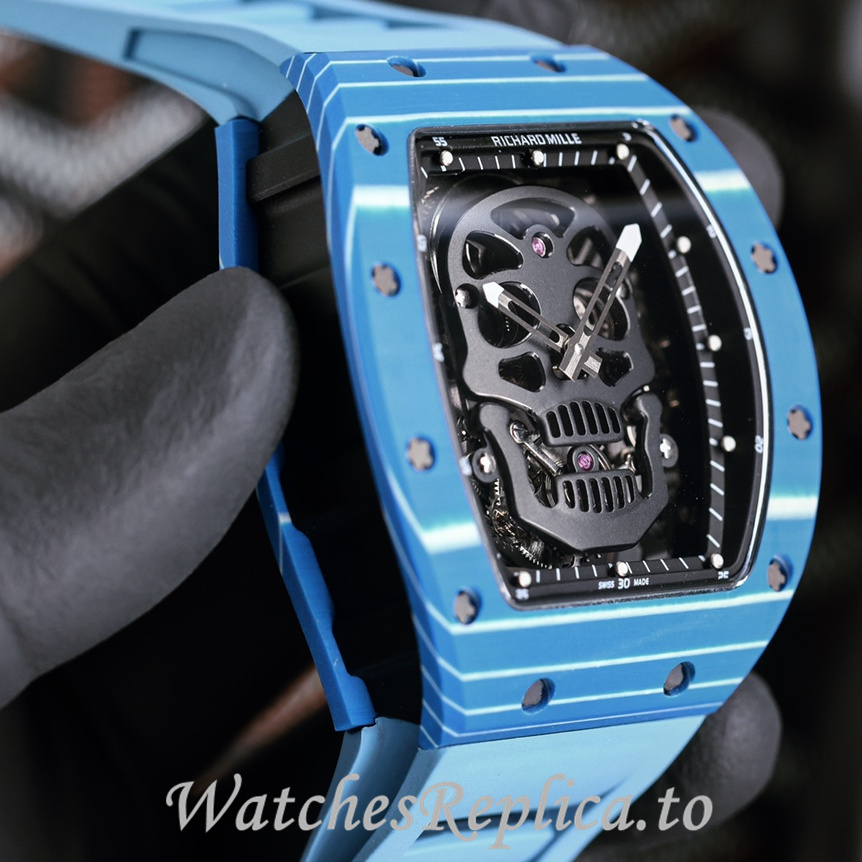 Richard Mille Replica RM052 Rubber strap 50MM - WatchesReplica.is