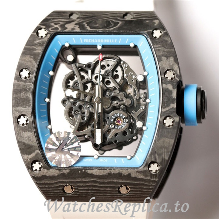 Richard Mille Replica RM055 Rubber strap 50MM - WatchesReplica.is