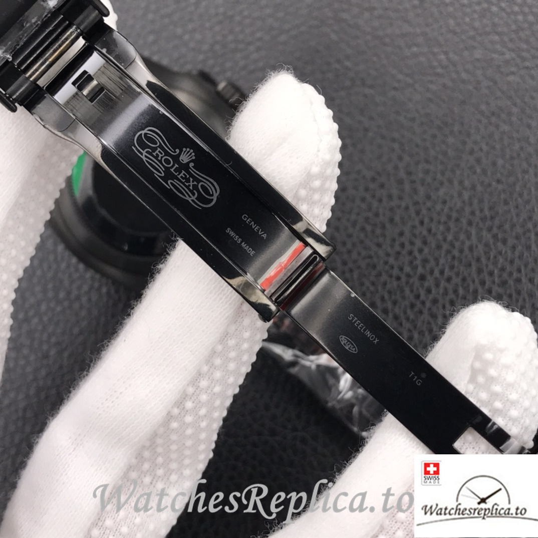 Swiss Rolex GMT-Master Replica Stainless steel strap 40MM - WatchesReplica.is