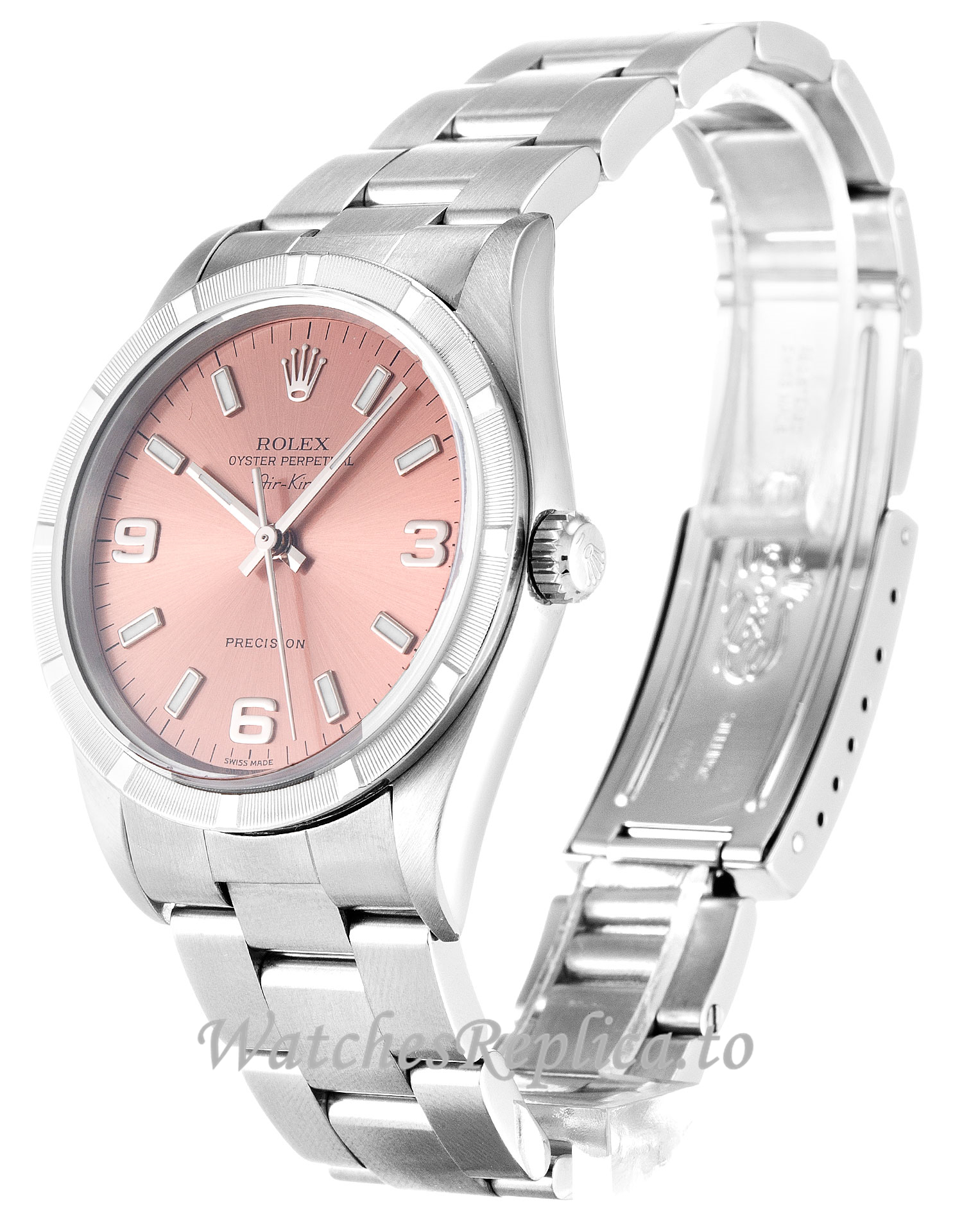 Rolex Air-King Salmon Dial 14010M - WatchesReplica.is