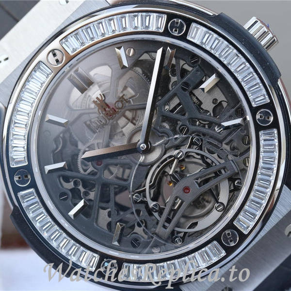Hublot Replica HUBLOT Leather strap 42MM - WatchesReplica.is