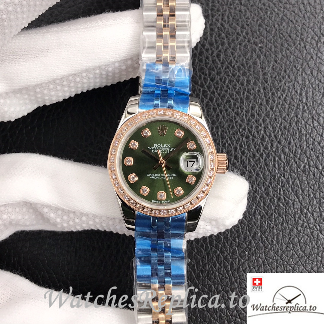Swiss Rolex Datejust Replica 279381 Stainless steel strap 28MM - WatchesReplica.is