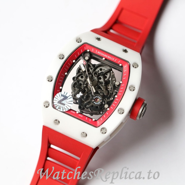 Richard Mille Replica RM055 Rubber strap 50MM - WatchesReplica.is