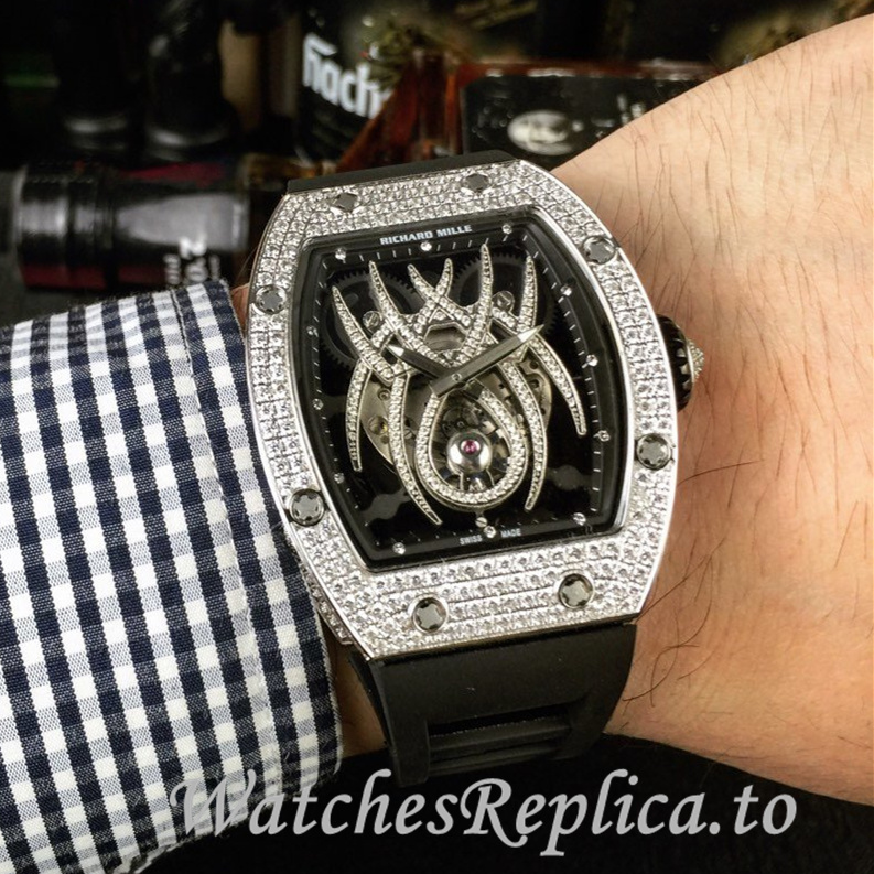 Richard Mille Replica RM19-01 Rubber strap 50MM - WatchesReplica.is