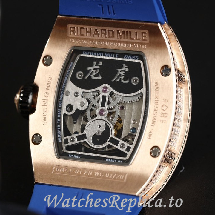 Richard Mille Replica RM51-01 Rubber strap 50MM - WatchesReplica.is