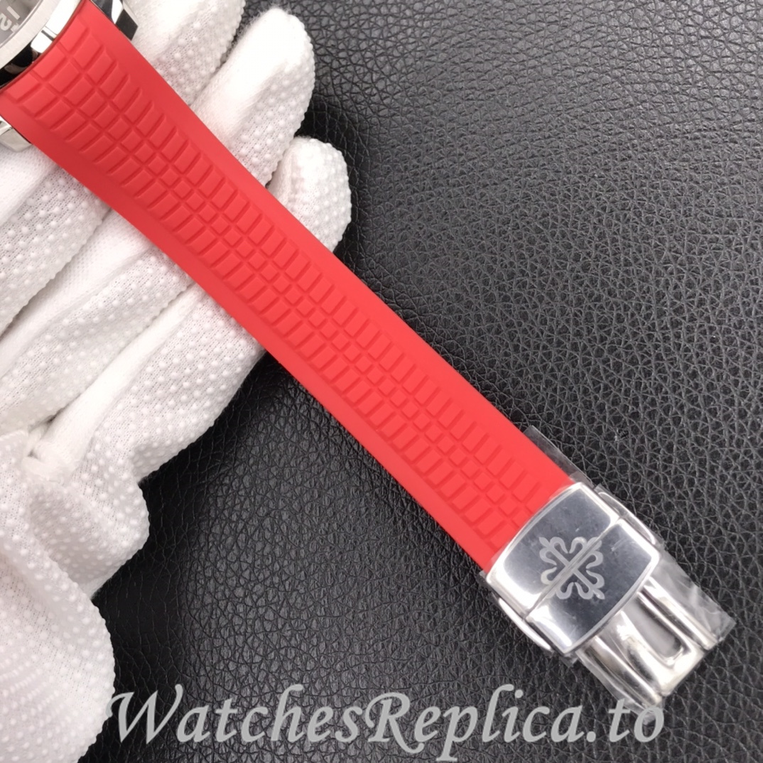 Patek Philippe Replica Aquanaut 5167 Rubber strap 40MM - WatchesReplica.is