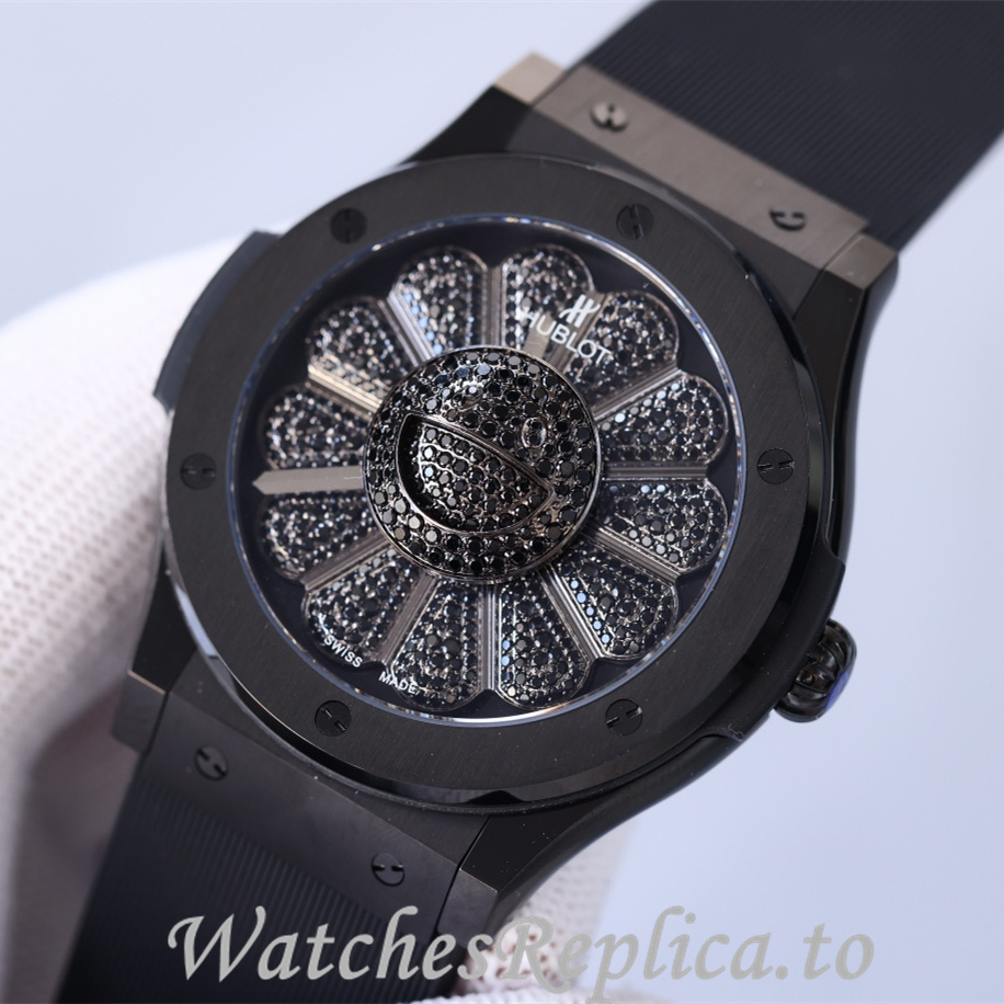 Hublot Replica 507.CX.9000.RX.TAK21 Rubber strap 45MM - WatchesReplica.is