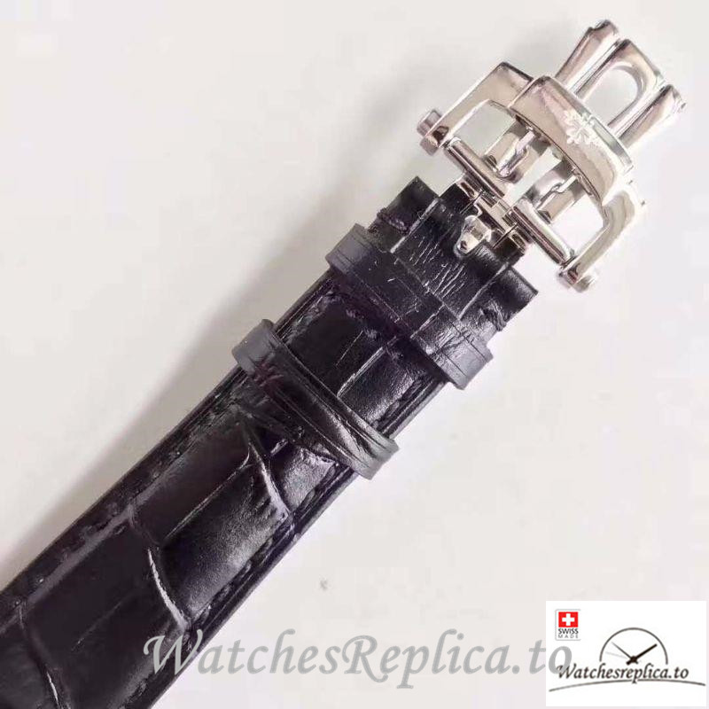 Swiss Patek Philippe Tourbillon Replica Silver Bezel 42MM - WatchesReplica.is