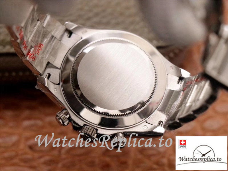 Swiss Rolex Daytona Cosmograph Replica 116509-78599 001 Gray Strap 40MM - WatchesReplica.is