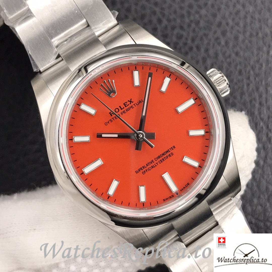Swiss Rolex Oyster Perpetual Replica 277200 Stainless steel strap 31MM - WatchesReplica.is