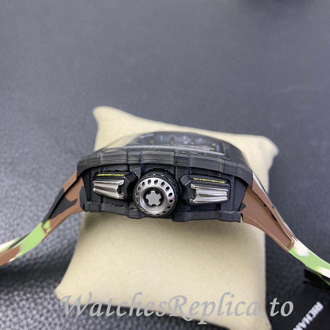 Richard Mille Replica RM-011 Rubber strap 50MM - WatchesReplica.is