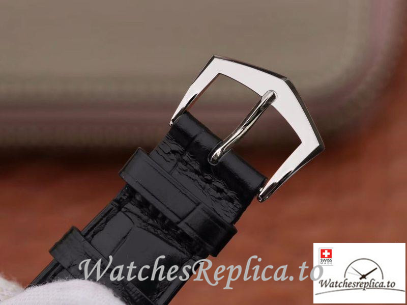 Swiss Patek Philippe Calatrava Replica 5296G-010 Black Strap 39MM×9MM - WatchesReplica.is