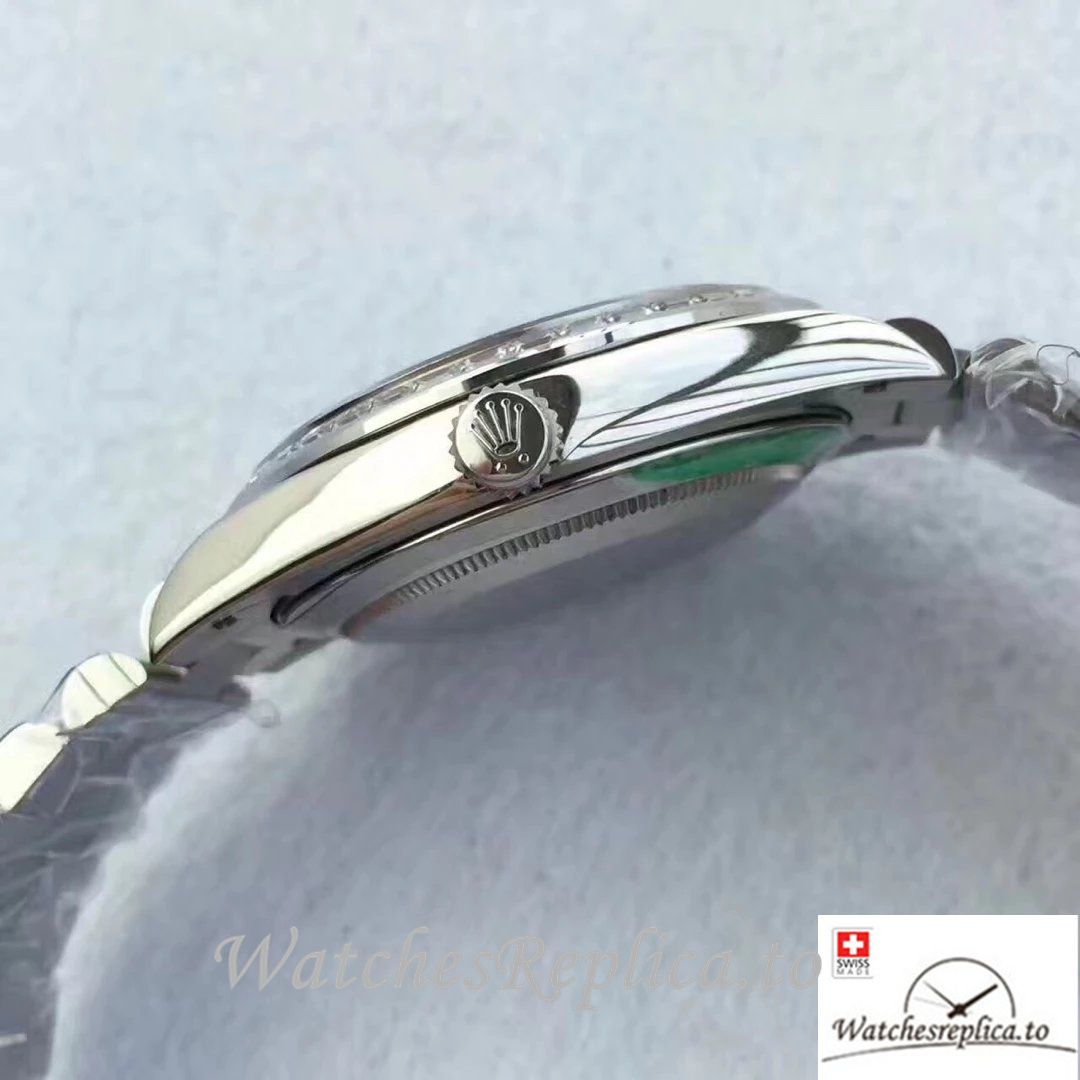 Swiss Rolex Day-Date Replica 228396 Stainless steel strap 40MM - WatchesReplica.is
